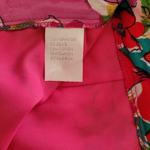 Vintage Short Floral Skirt - Picture 4 of 8